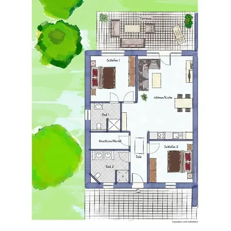 بيت للعطل 1-bedroom غريتسيل